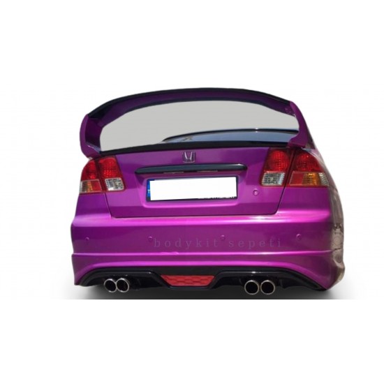 Honda Civic Vtec 2 Makyajsız Custom Arka Tampon Eki